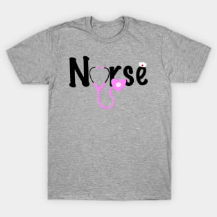 ER Nurse Life Stethoscope Heart Love Gift T-Shirt